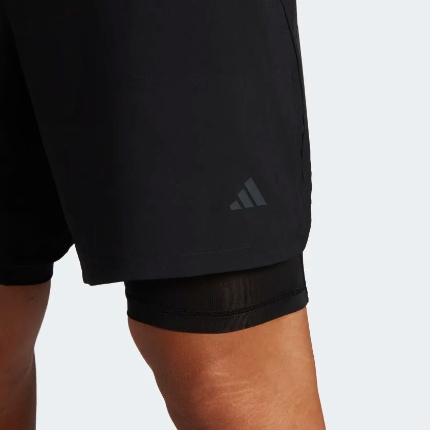  Quần Đùi Tập Luyện Nam ADIDAS Yoga 2In1 Short H44517 