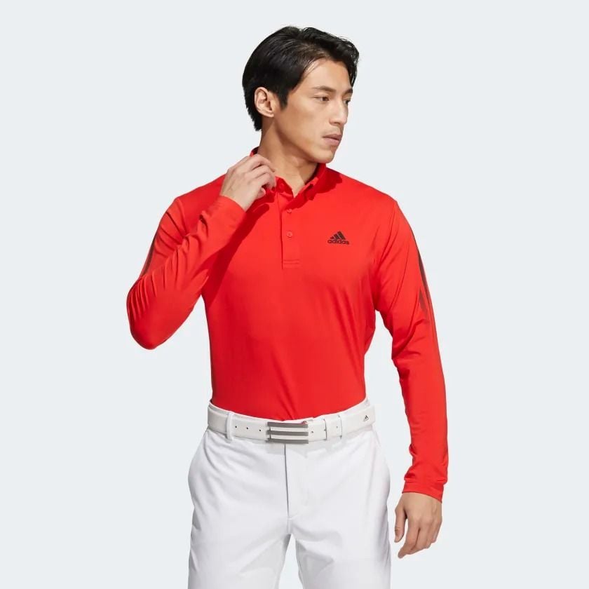  Áo Polo Golf Nam ADIDAS 3 Stripes Polo Ls HA3118 