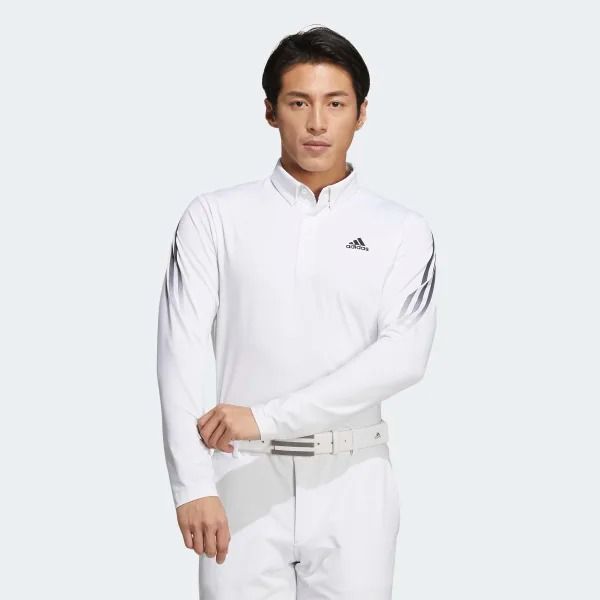  Áo Polo Golf Nam ADIDAS 3 Stripes Polo Ls HA3124 