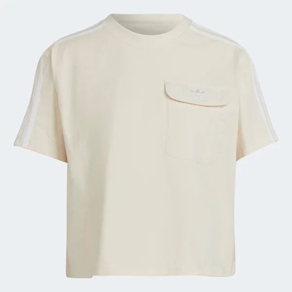  Áo Phông - Áo thun Originals Nữ Adidas Poplin Pocket T HL9306 