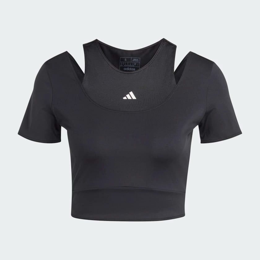  Áo Phông - Áo thun Tập Luyện Nữ ADIDAS Hiit Cro Tee HN5538 