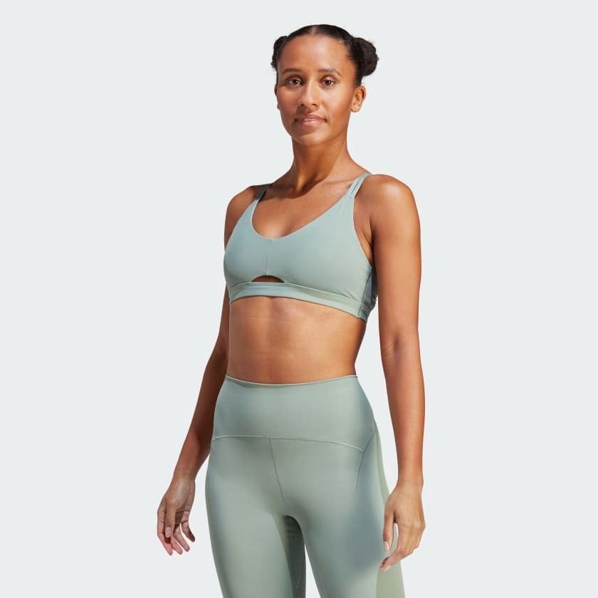  Áo Ngực Thể Thao Tập Luyện Nữ ADIDAS Yo L Sto Ls Bra HR3038 