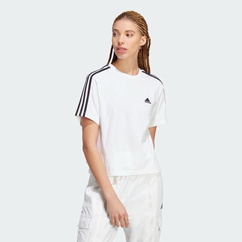  Áo Phông - Áo thun Thể Thao Nữ ADIDAS W 3S Cr Top HR4915 