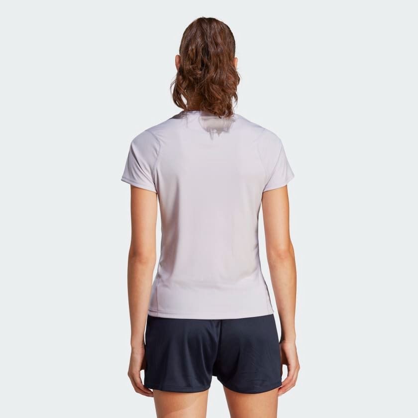  Áo Phông - Áo thun Chạy Nữ ADIDAS W Prly Lwc T HR6986 