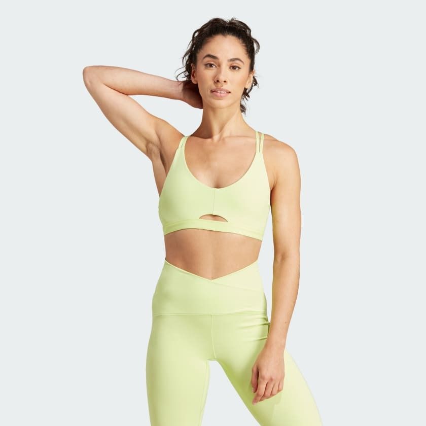  Áo Ngực Thể Thao Tập Luyện Nữ ADIDAS Yo L Sto Ls Bra IJ5763 