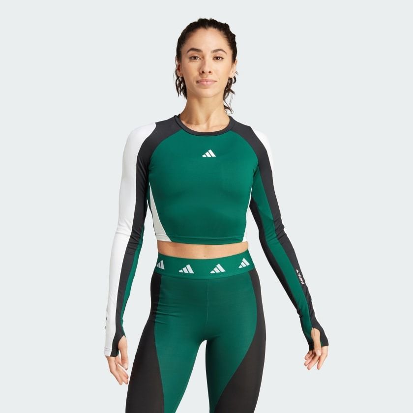  Áo Phông - Áo thun Tập Luyện Nữ ADIDAS Tf Cb Ls T IK6152 