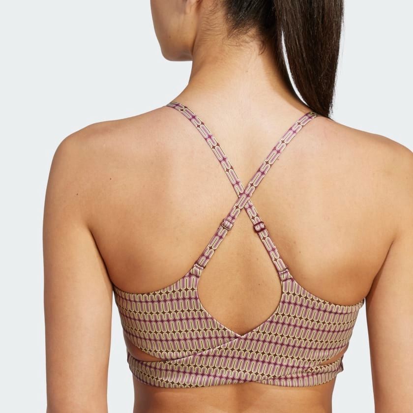  Áo Ngực Thể Thao Tập Luyện Nữ ADIDAS Yga St Aop Bra IL6699 