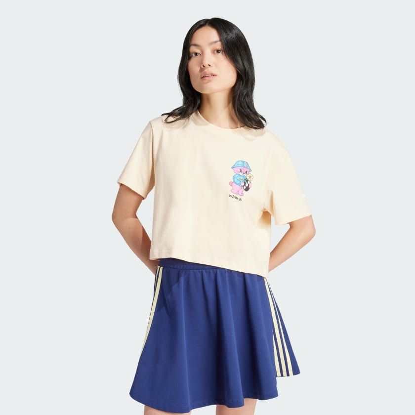  Áo Phông - Áo thun Originals Nữ ADIDAS Adiorb Crop Tee IN4125 