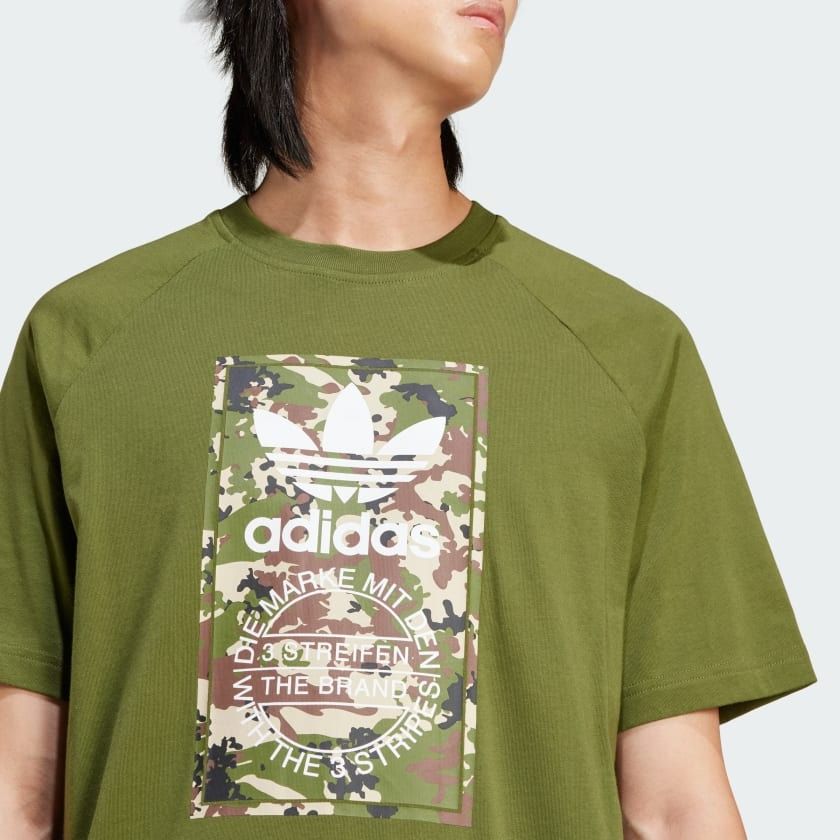  Áo Phông - Áo thun Originals Nam ADIDAS Camo Tongue Tee IS0248 