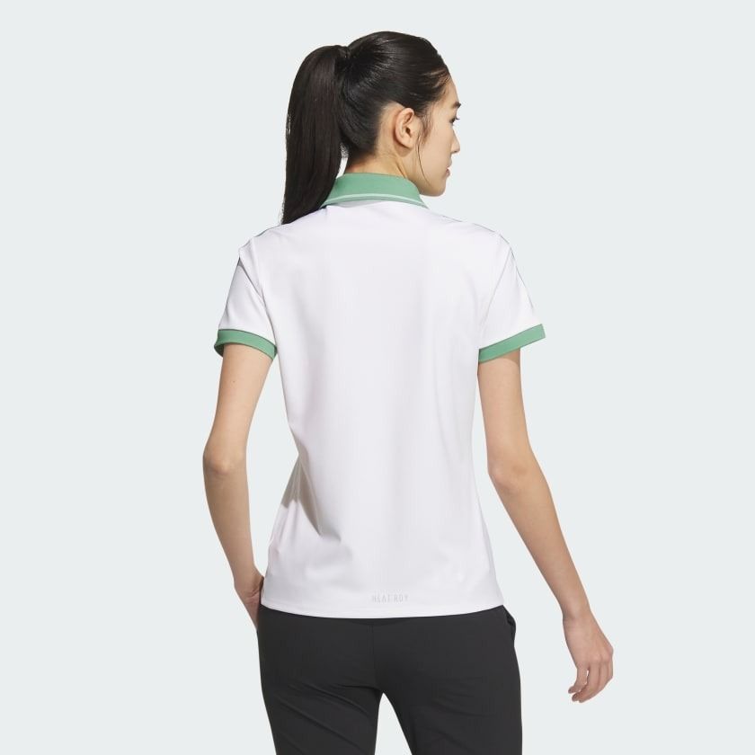  Áo Polo Golf Nữ ADIDAS 3-Stripes Heat.Rdy IS4733 