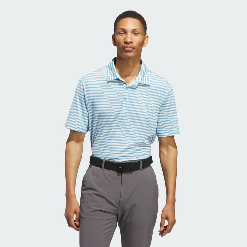  Áo Polo Golf Nam ADIDAS Mesh Print Polo IU4394 