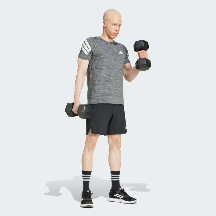  Áo Phông - Áo thun Tập Luyện Nam ADIDAS Gym+ 3S Tee JE5669 