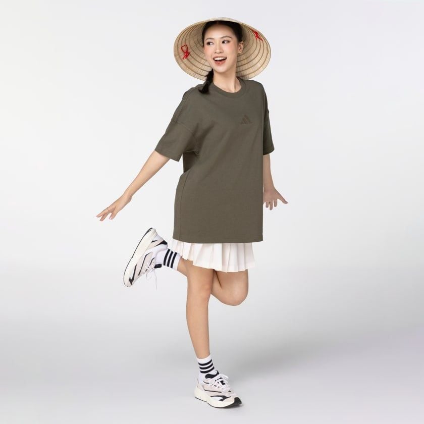  Áo Phông - Áo thun Thể Thao Unisex ADIDAS A/Xs Gfx Xe Hoa 1 Tee KL0920 