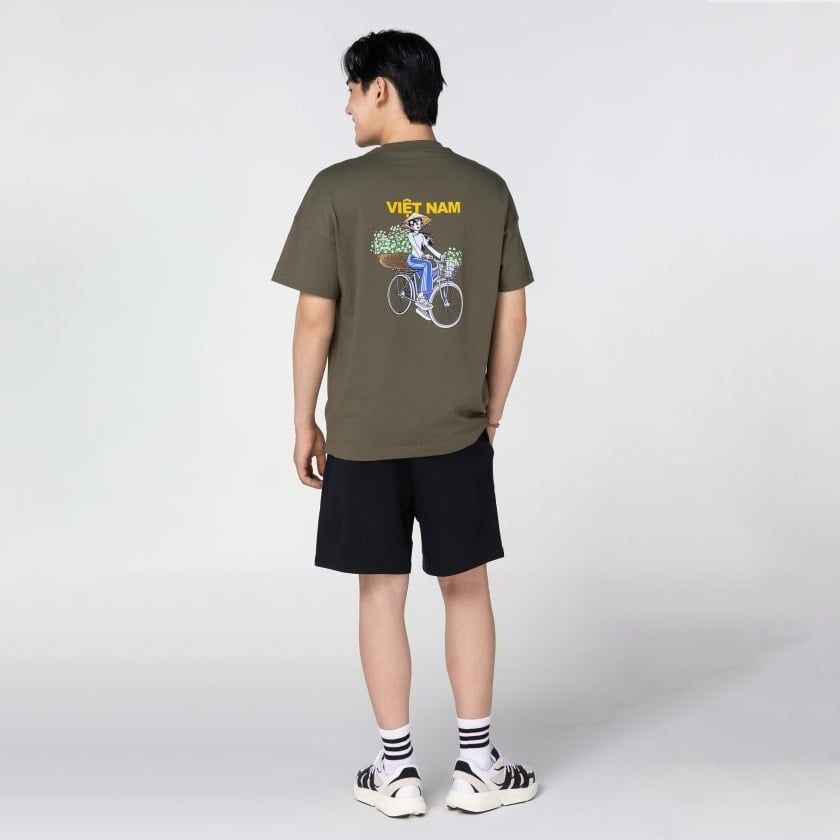  Áo Phông - Áo thun Thể Thao Unisex ADIDAS A/Xs Gfx Xe Hoa 1 Tee KL0920 