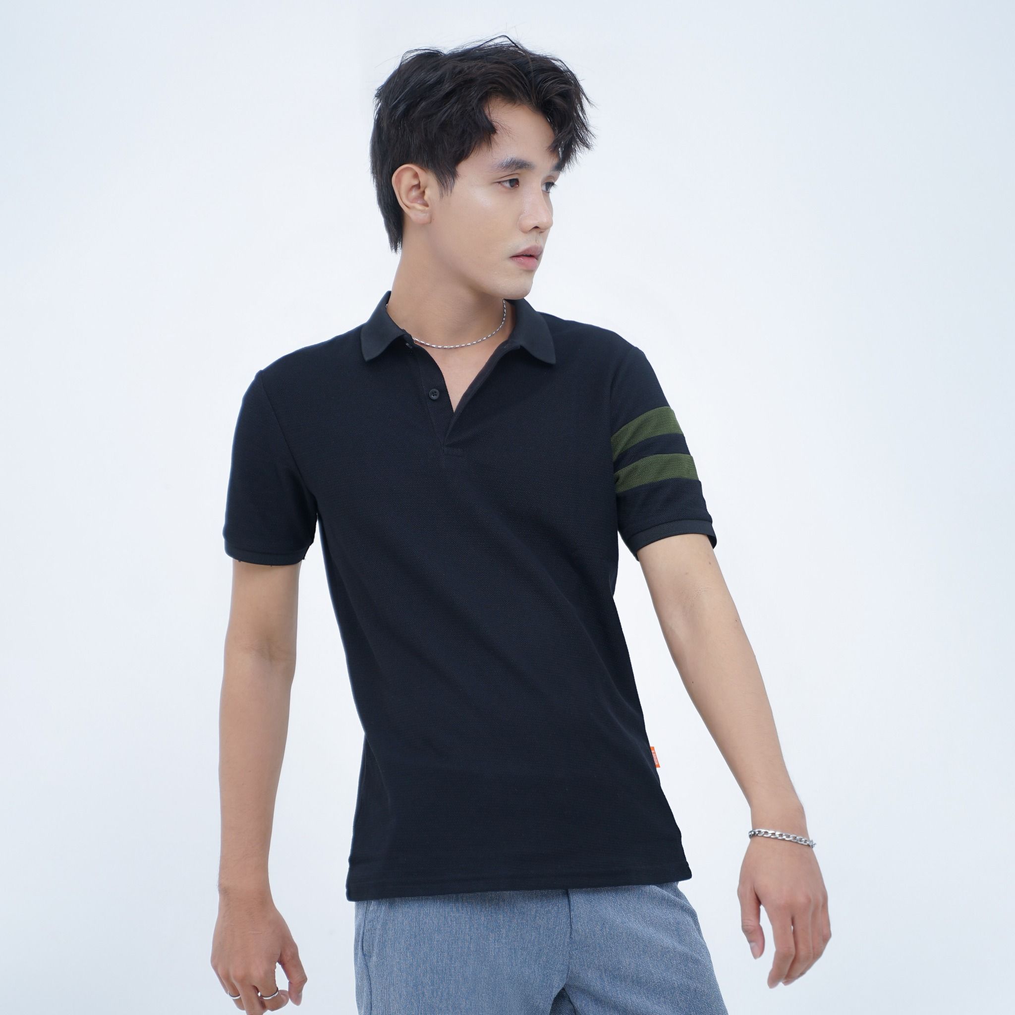  Áo Polo Regular Fit S.Origin 2 Stripes On Sleeve PTU00212 