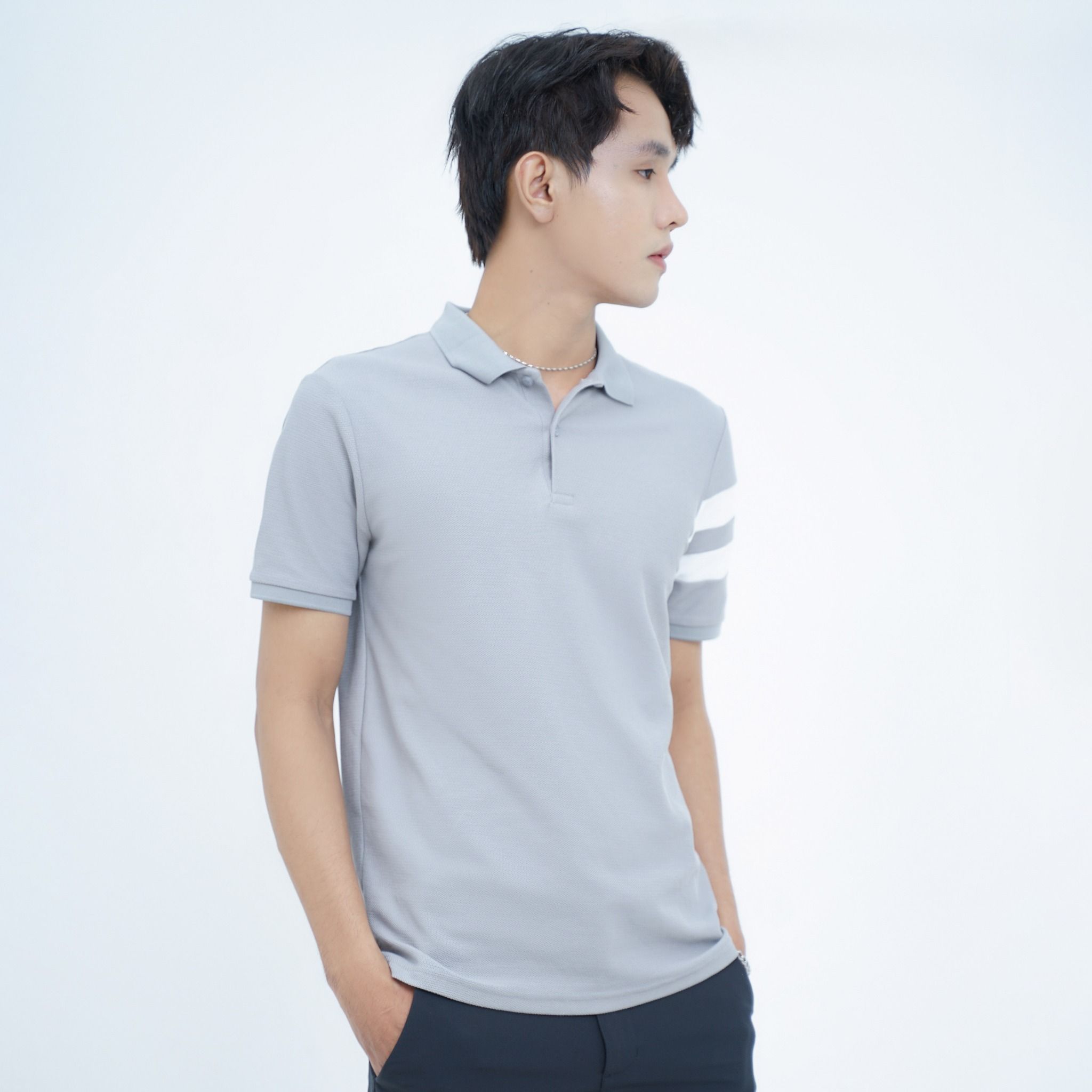  Áo Polo Regular Fit S.Origin 2 Stripes On Sleeve PTU00313 