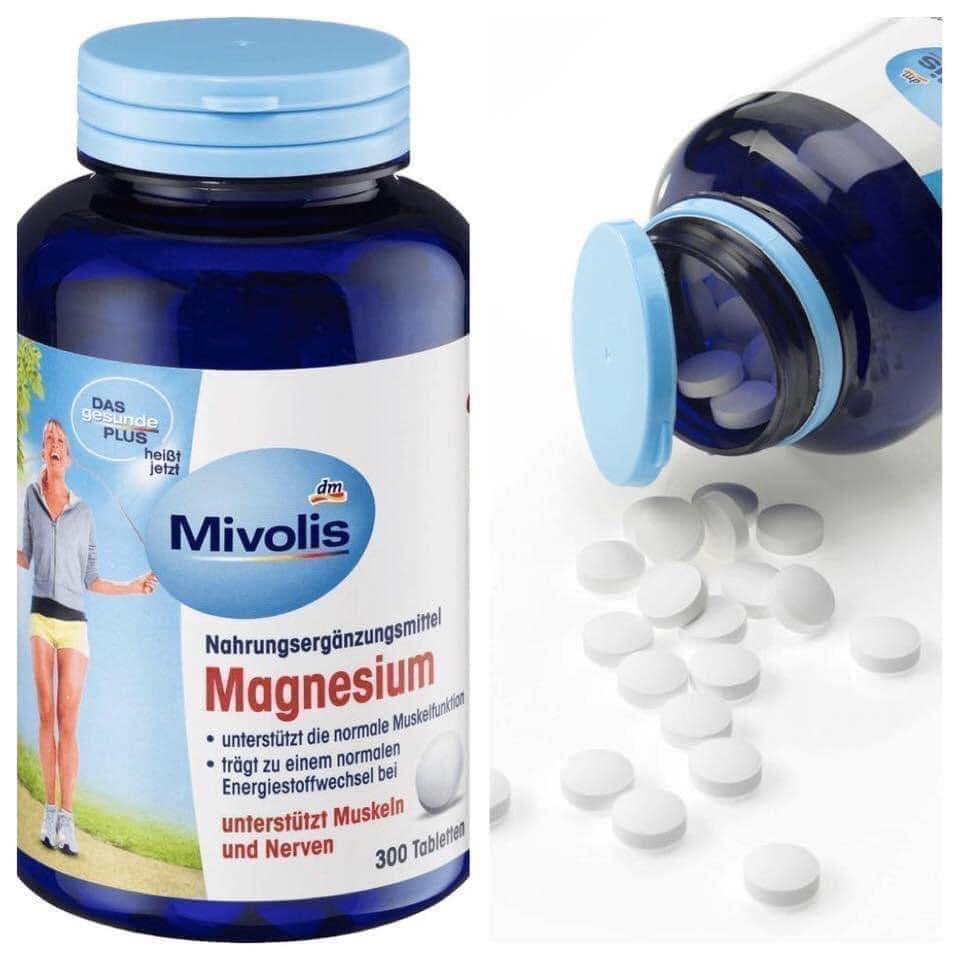 Viên uống bổ sung Magie Mivolis Magnesium Đức duy trì chức năng vận độ – GM  Nutritions