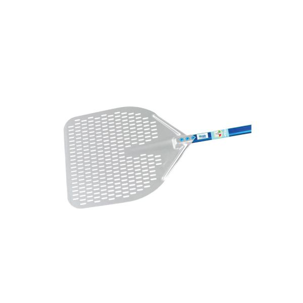 Gi.Metal Aluminium Pizza Peel Rectangular 33 cm Perforated