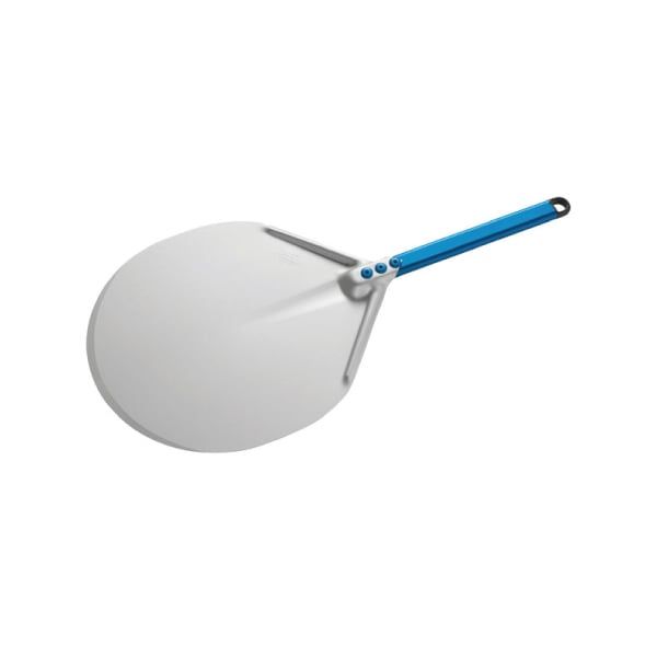 Gi.Metal Aluminium Pizza Peel Round 33 cm Short Handle