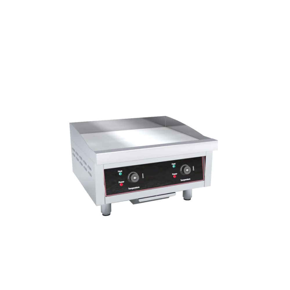 Electric Griddle Chrome 24" Countertop | BRANDON