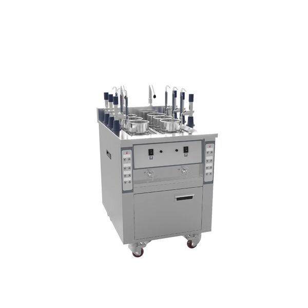 Electric Noodle Boiler 6 Baskets Auto-lift System | BRANDON