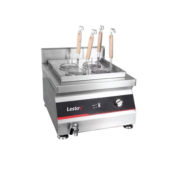 LESTOV Induction Pasta Cooker Tabletop 4 Holes