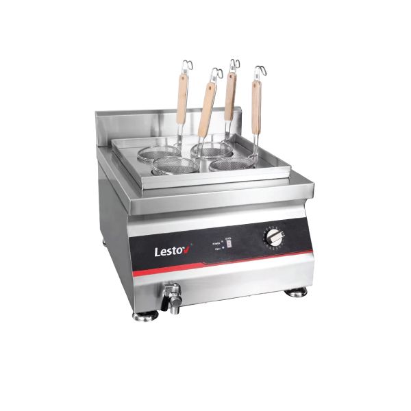 LESTOV Induction Pasta Cooker Tabletop 4 Holes
