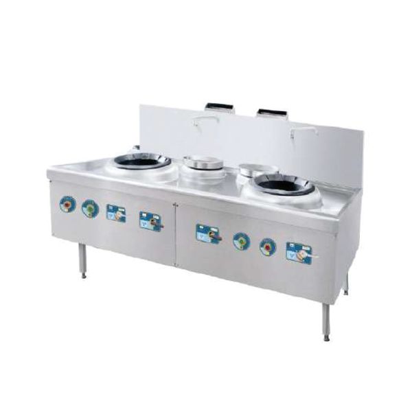 Gas 1 Wok With 1 Rear Pot | BRANDON
