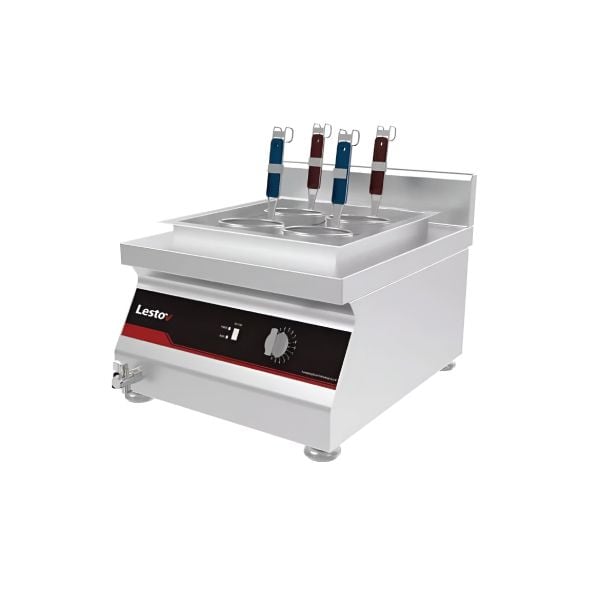 Bếp Trụng Mì Pasta Điện Từ 4 họng để sàn LESTOV LT-TMIV-E115