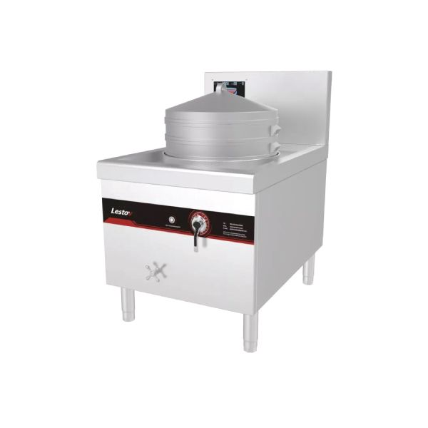 LESTOV Induction Single Dimsun Steamer 3 Trays