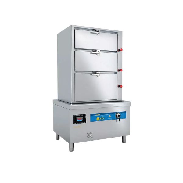LESTOV Induction 3 Cabinets Sea Food Steamer