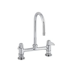 T&S Vòi Nóng Lạnh Cổ Ngỗng Xoay (140mm)  | Vòi nước công nghiệp