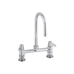 T&S Faucet 8" Center 5-1/2" Gooseneck (Cold-Hot)