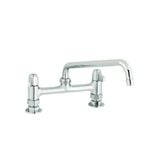 T&S Vòi Nóng Lạnh Gắn Mặt Bàn 8" Và Vòi Xoay (254mm)  | Vòi nước công nghiệp