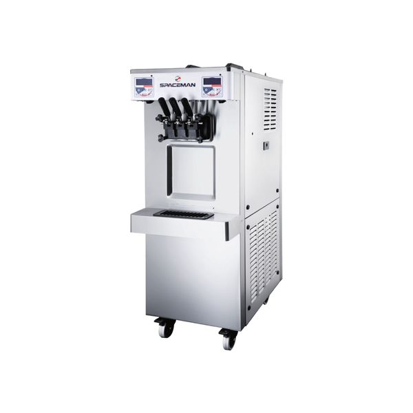 Spaceman Elite Series 6368AB-C Flavor 2 + Twist (2 x 8L) + Stand | Soft Serve Ice Cream Machine