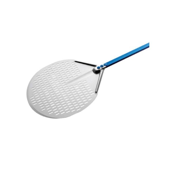 Gi.Metal Aluminium Pizza Peel Round 32 cm Perforated