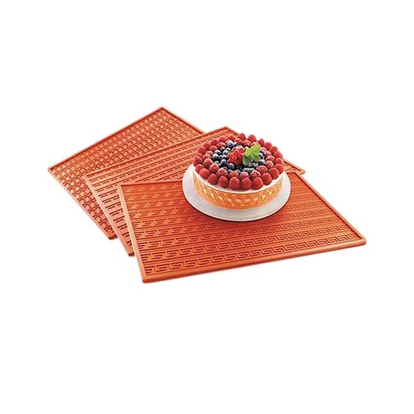 Khuôn Silikomart Relief 01 Mat large Greek Key