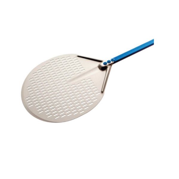 Gi.Metal Aluminium Pizza Peel Round 45 cm Perforated
