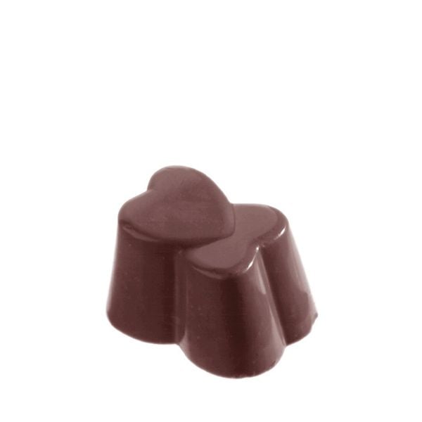 Chocolate Mould Heart Double 3x8 CW1023