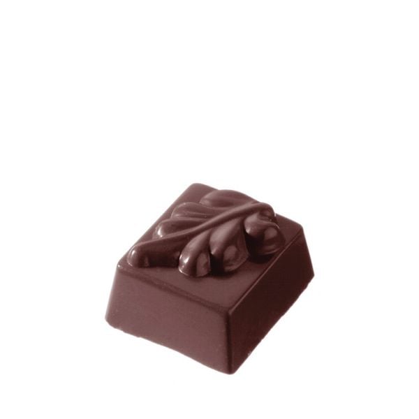 Chocolate Mould Rectangular Leaf CW1044