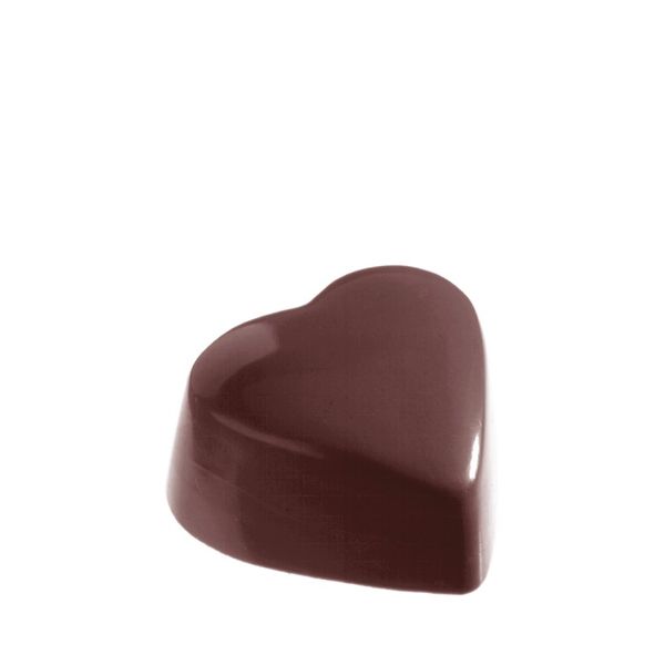 Chocolate Mould Heart High Flat CW1214