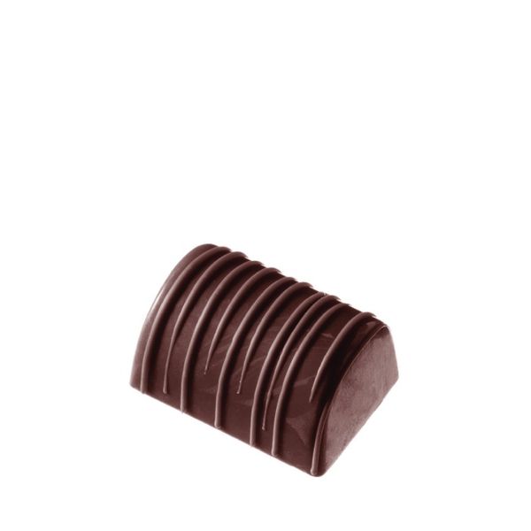 Chocolate Mould Buche with stripes CW1393
