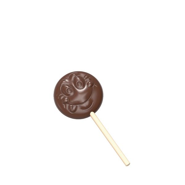 Chocolate Mould Lolly Smiley CW1623