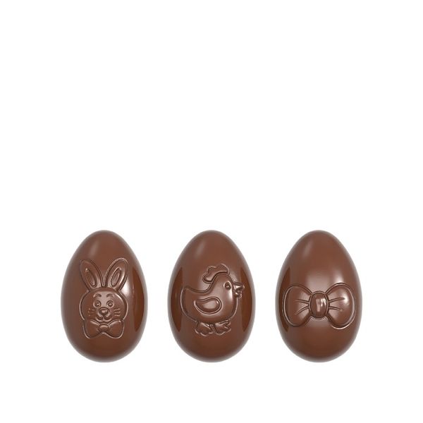 Chocolate Mould Playfull Egg 62mm CW1664