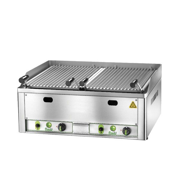 FIMAR Gas Lava Stone Grill GL66 624x483 mm Tabletop CE