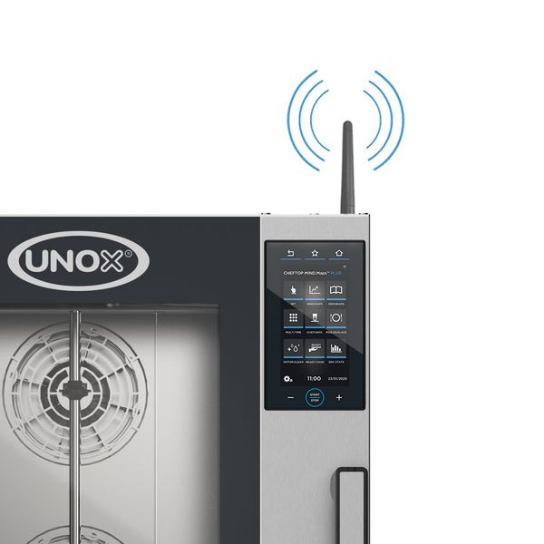 Lò Nướng Đối Lưu Unox Cheftop Mind.Map Plus 7 Khay (530x325mm)