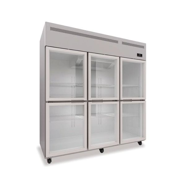 Upright Chiller 6 Glass Doors (2 - 8) | WELL-KOOL