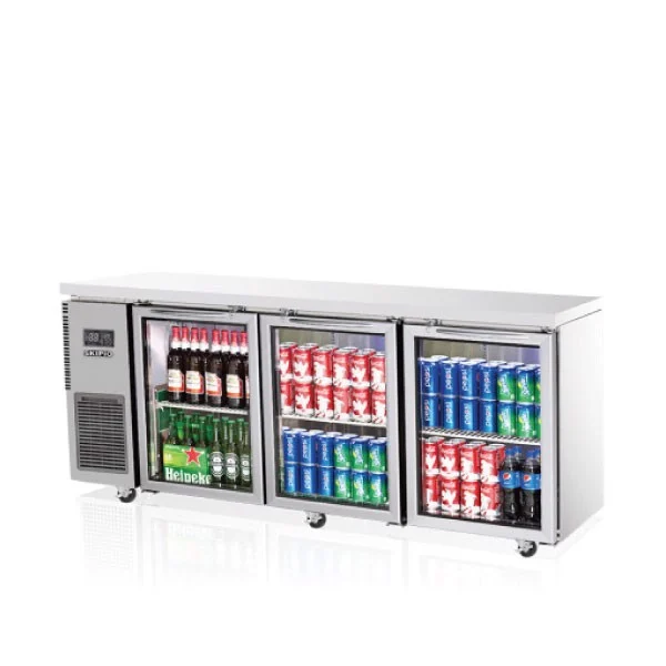 SKIPIO Under Counter Glass Door Refrigerator 1800 mm United Vision