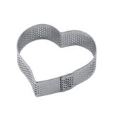 Stainless Steel Micro-perforated Heart Band