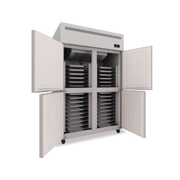 Upright Freezer 4 Half Doors (-22 ~ -18) - Pastry Pan | WELL-KOOL